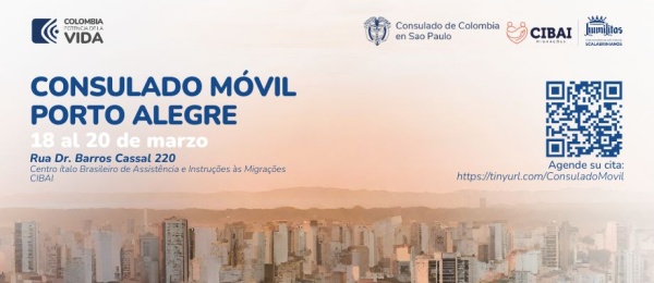 Consulado Móvil en Porto Alegre se realizará del 18 al 20 de marzo de 2024