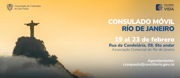 Consulado Movil en Rio de Janeiro del 19 al 23 de febrero de 2024