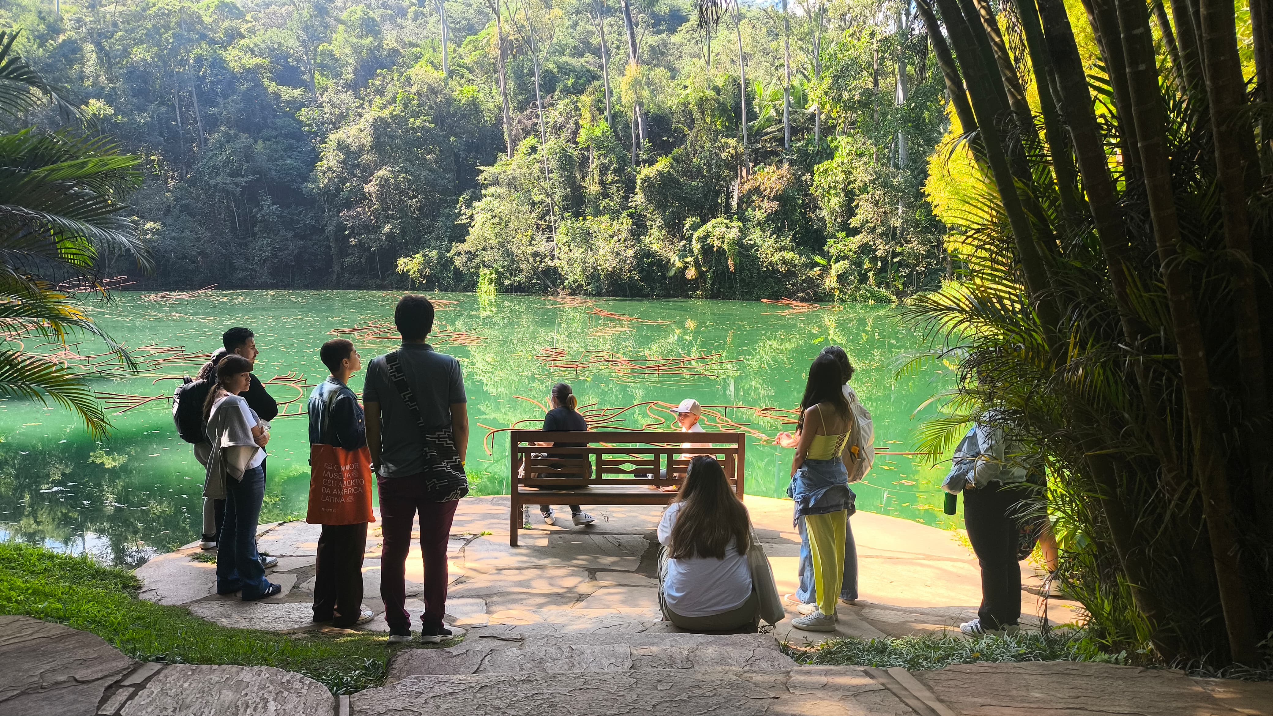 Colombianos en Belo Horizonte (Estado de Minas Gerais) y alrededores visitaron el Museo y Jardín botánico de Inhotim