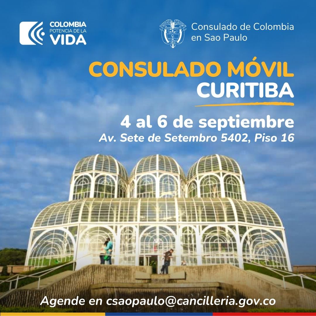 Consulado Movil Curitiba en agosto
