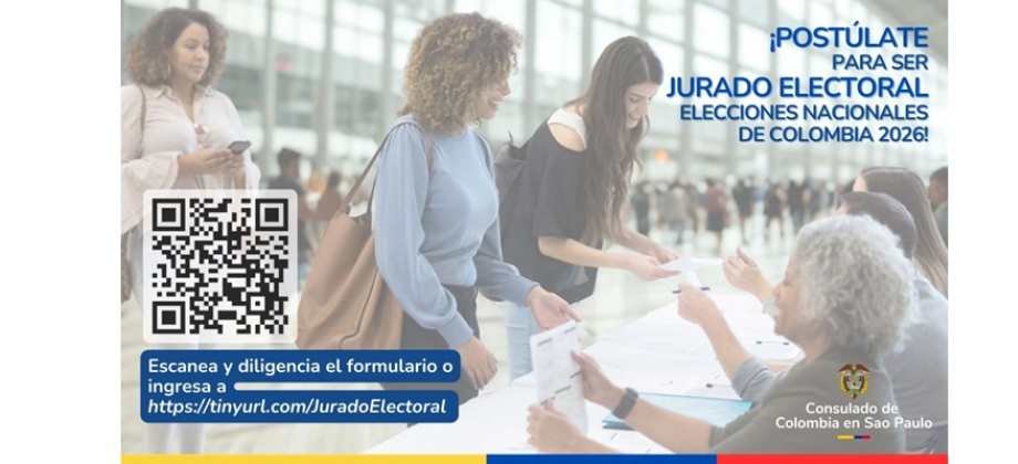 Convocatoria de jurados de votación para las elecciones nacionales de 2026