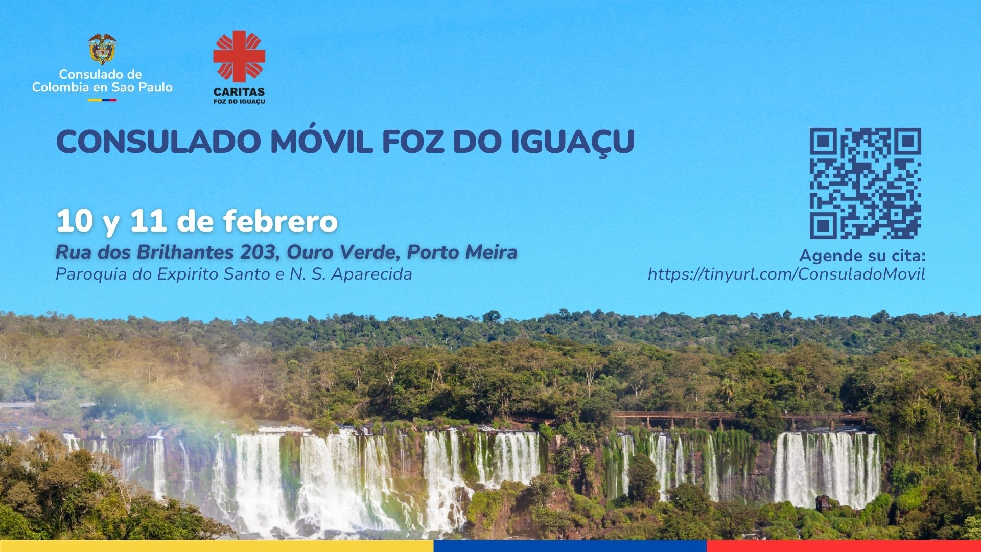 Consulado Móvil en Foz do Iguaçu (PR) los días 10 y 11 de febrero de 2026