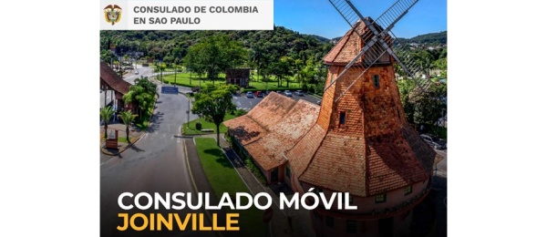 Consulado Móvil en la ciudad de Joinville del 20 al 22 de marzo de 2023