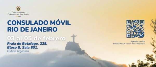Consulado Móvil en Río de Janeiro se realizará del 3 al 5 de enero de 2025
