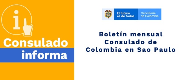 Boletín mensual del Consulado de Colombia en Sao Paulo